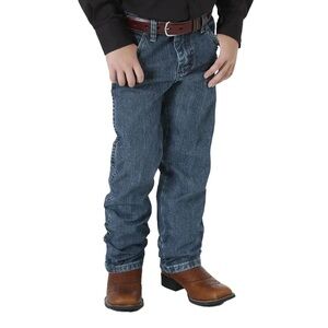 WRANGLER BOY'S COWBOY CUT ORIGINAL FIT SUBTLE WORN JEANS